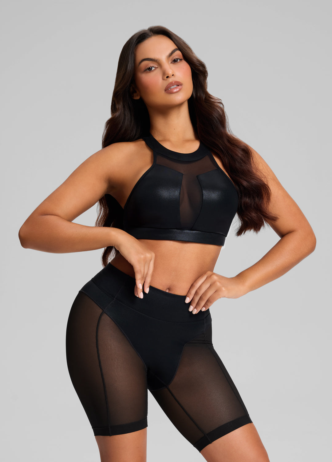 Sheer Biker Shorts im Sculpt Fit - Slimoa Boutique