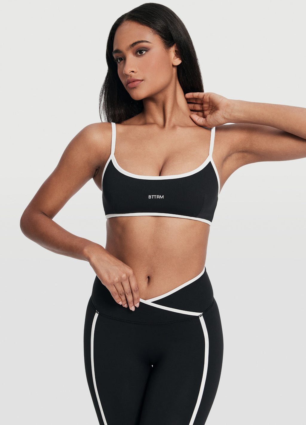 Leggings mit Crossover-Bund - Slimoa Boutique