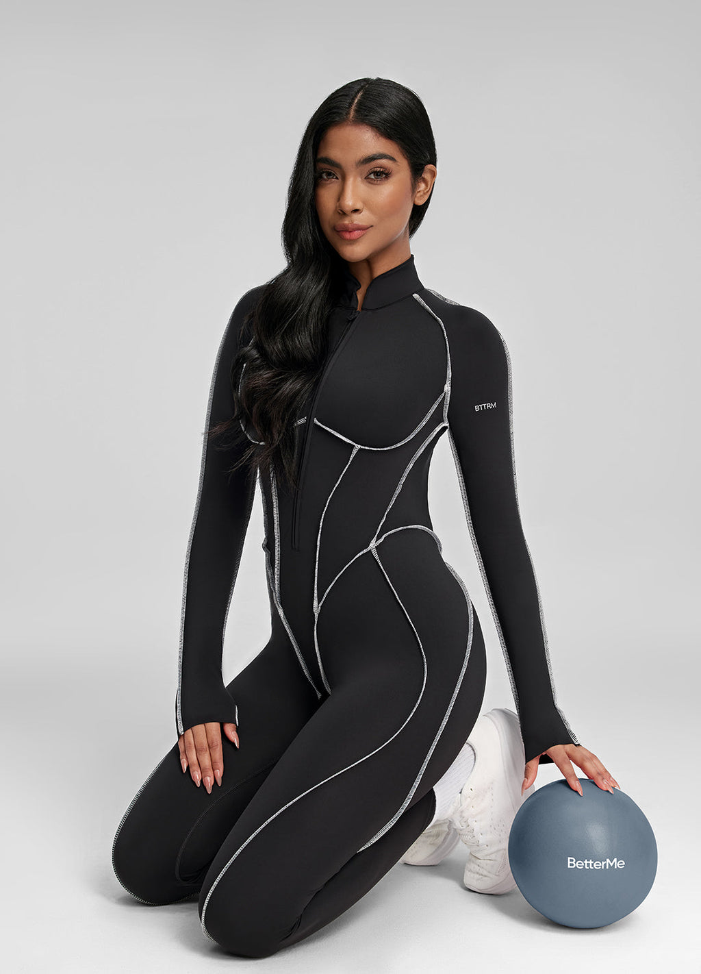 Catsuit mit Konturnaht - Slimoa Boutique