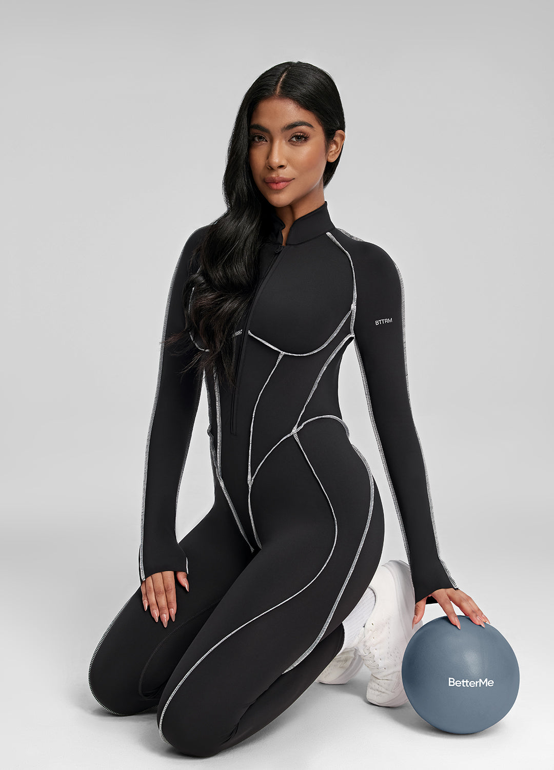 Catsuit mit Konturnaht - Slimoa Boutique