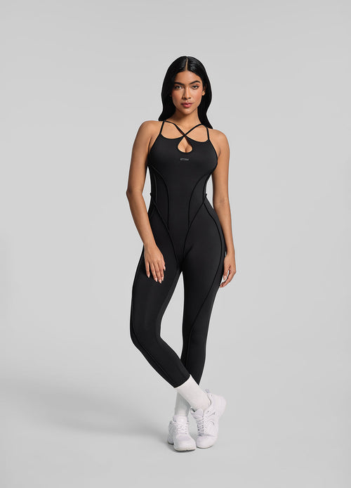 Catsuit mit Strappy Back - Slimoa Boutique