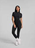 Full-Length Catsuit mit Short Sleeve - Slimoa Boutique