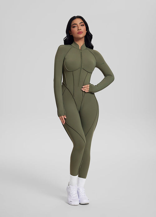 Catsuit mit geschlossenem Rücken - Slimoa Boutique