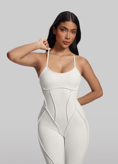 Catsuit mit Crossback-Rücken - Slimoa Boutique