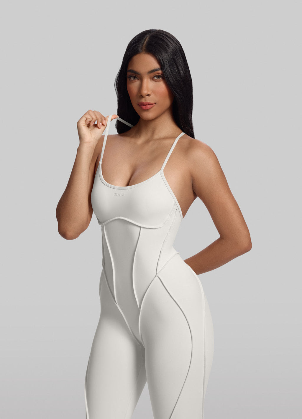 Catsuit mit Crossback-Rücken - Slimoa Boutique