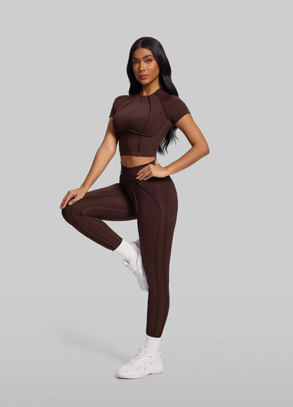 Leggings mit Konturnaht - Slimoa Boutique