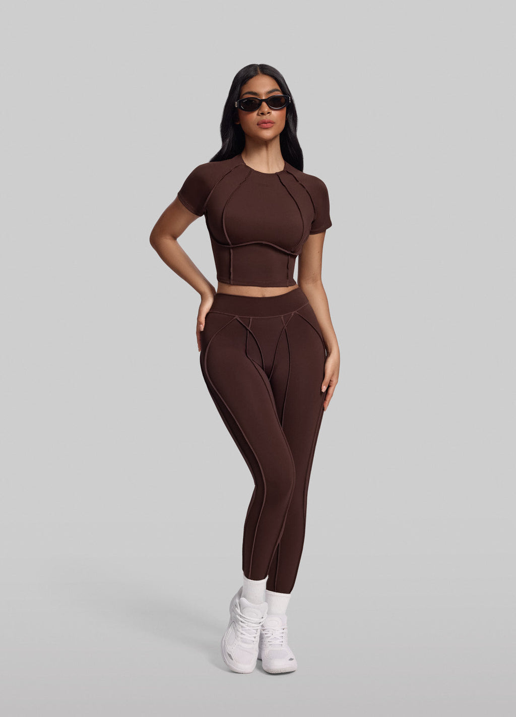 Leggings mit Konturnaht - Slimoa Boutique