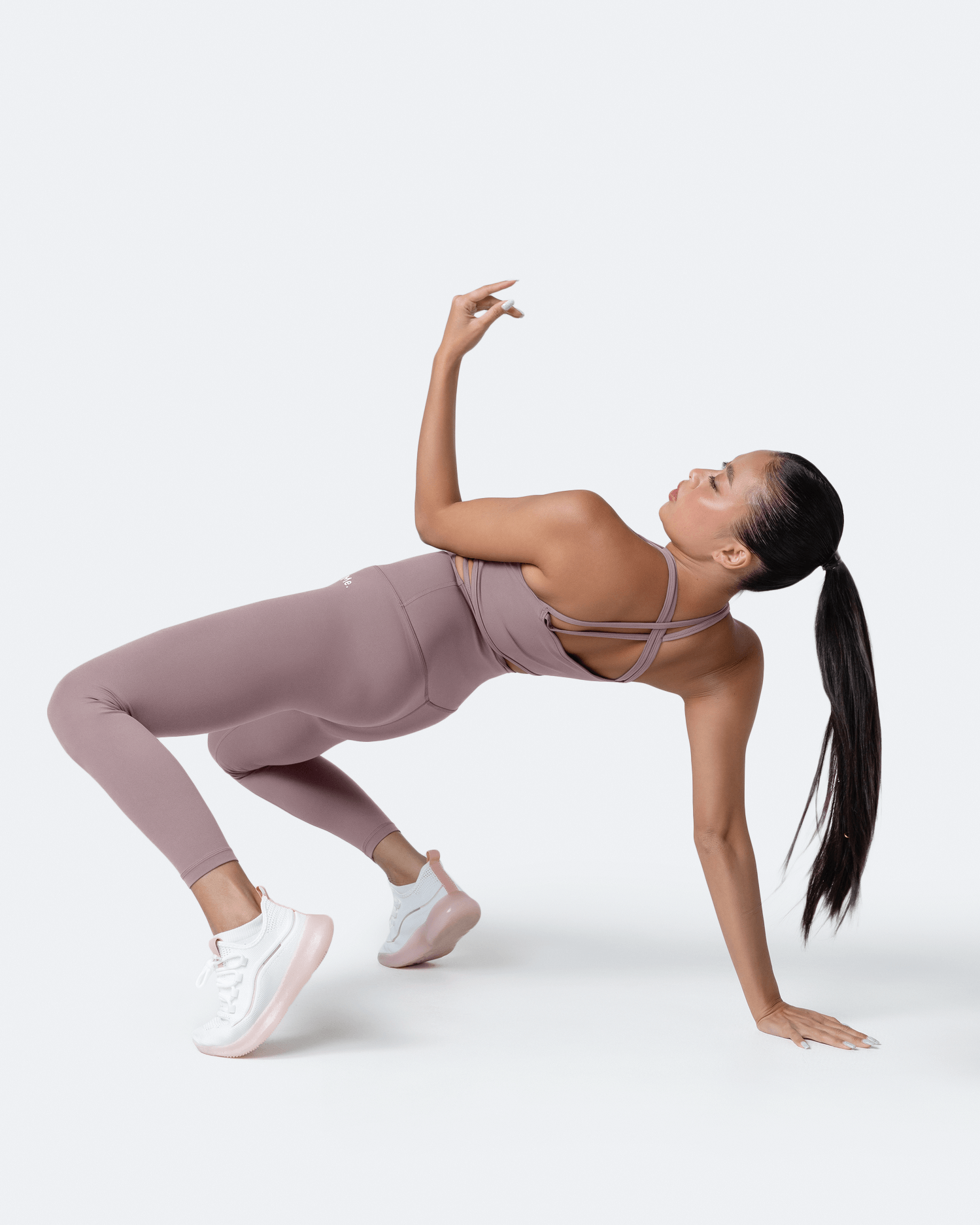 7/8 Leggings in Dusty Pink - Slimoa Boutique