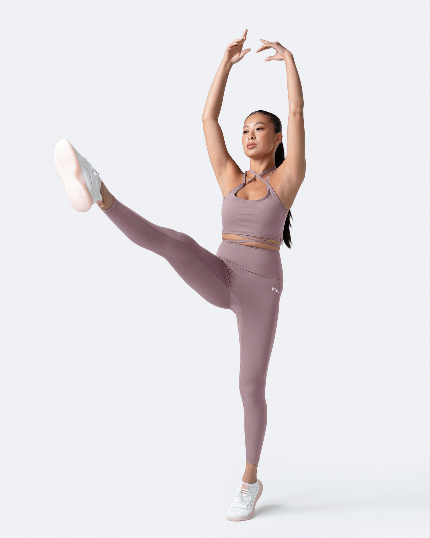 7/8 Leggings in Dusty Pink - Slimoa Boutique