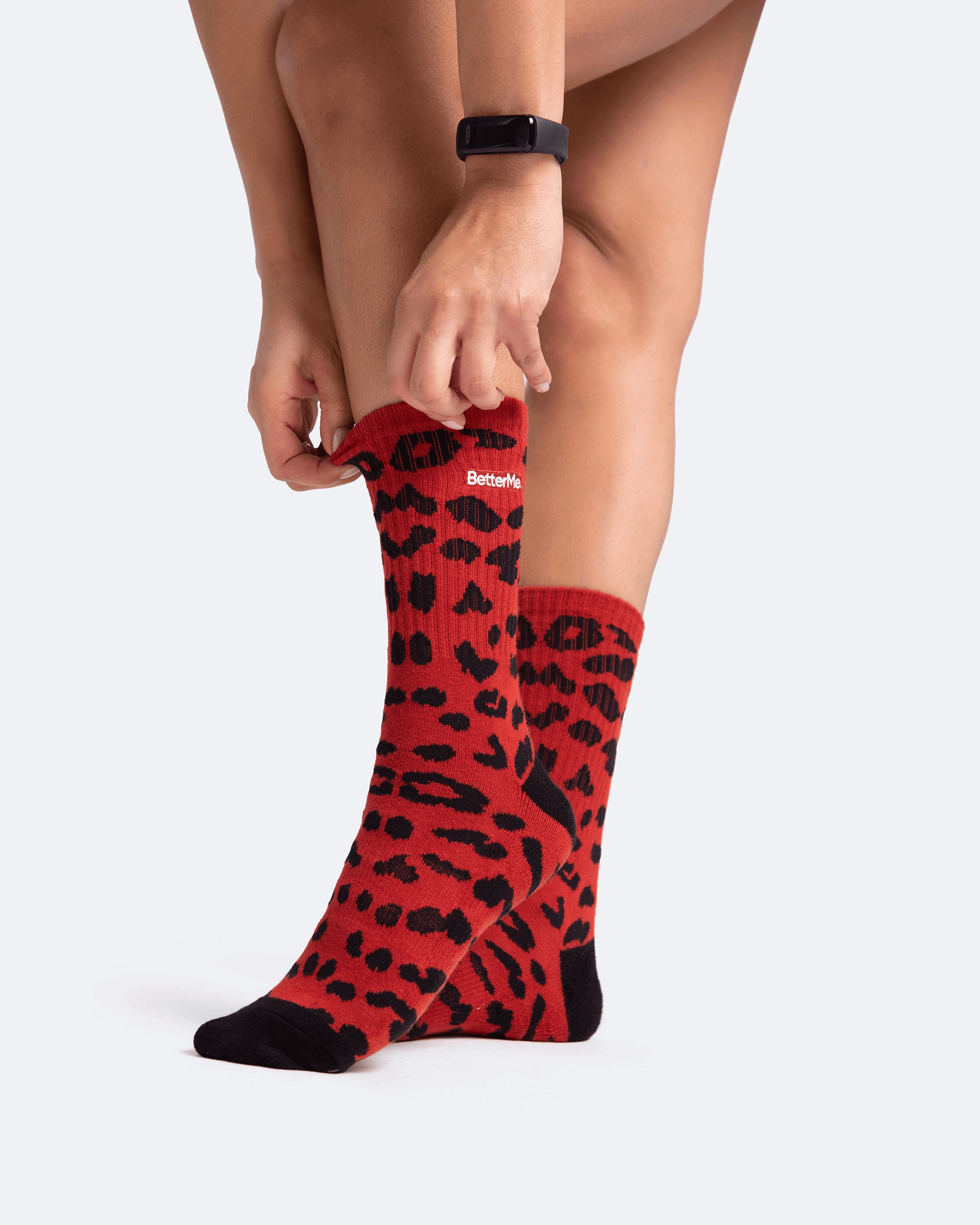 Leopard Pattern Baumwolle Socks - Slimoa Boutique