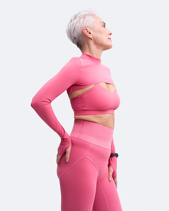 Longsleeve Crew Neck Shrug - Slimoa Boutique