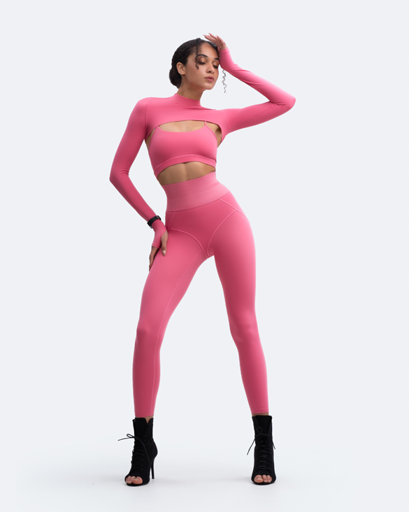 Longsleeve Crew Neck Shrug - Slimoa Boutique