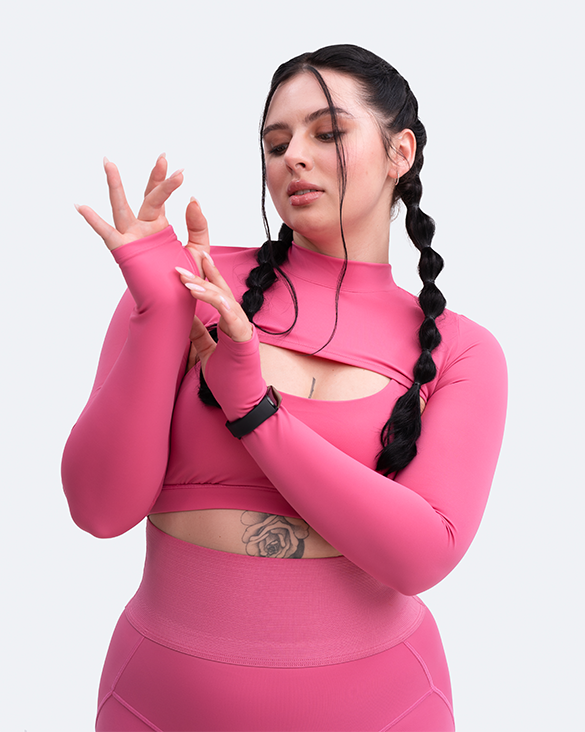 Longsleeve Crew Neck Shrug - Slimoa Boutique