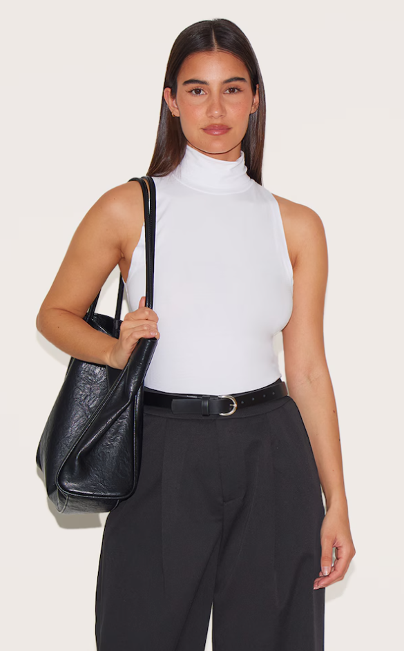 Neck Sleeveless Long Top - Slimoa Boutique